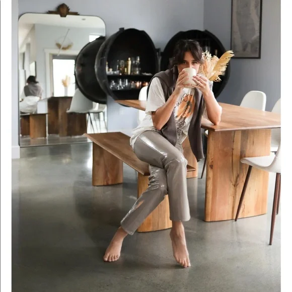 AGOLDE Leather 90s Pinch Waist Pants - Picture 4 of 6